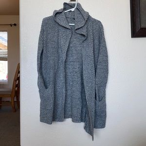 Oversized sweater jacket